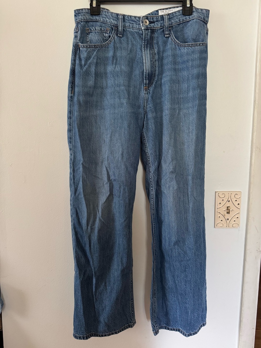 rag & bone Women's Lori Mid Rise Crop Jeans SZ 27